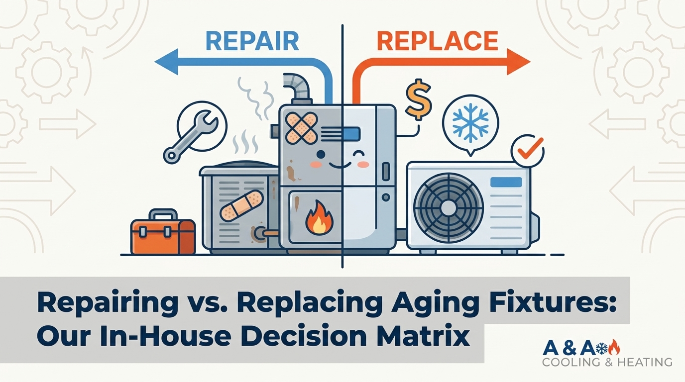 Repairing vs. Replacing Aging Fixtures: Our In-House Decision Matrix