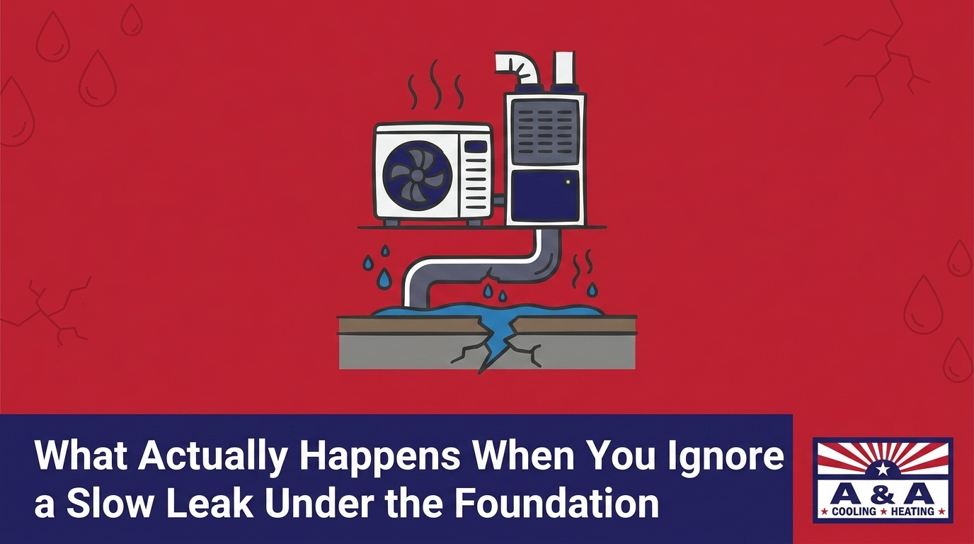 What Actually Happens When You Ignore a Slow Leak Under the Foundation