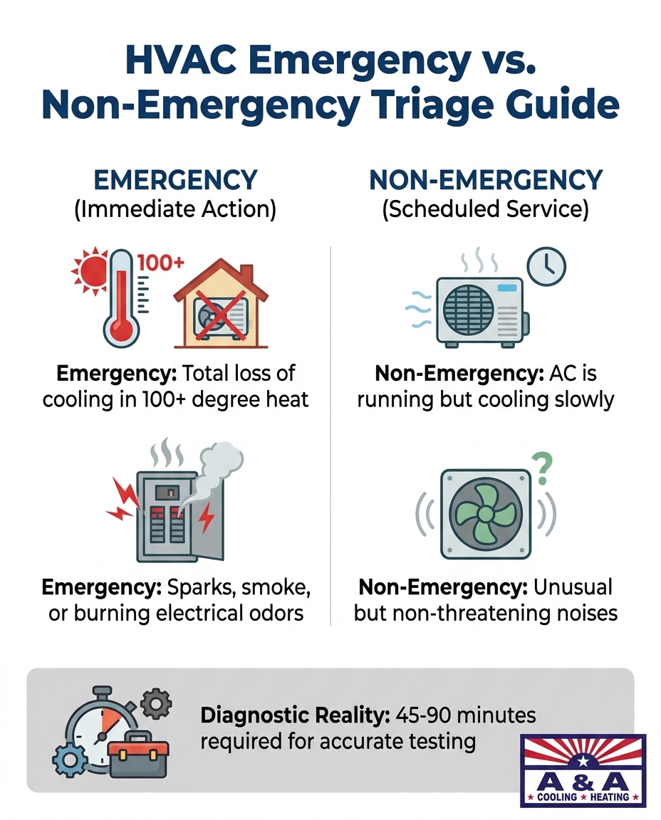 HVAC Emergency vs. Non-Emergency Triage Guide