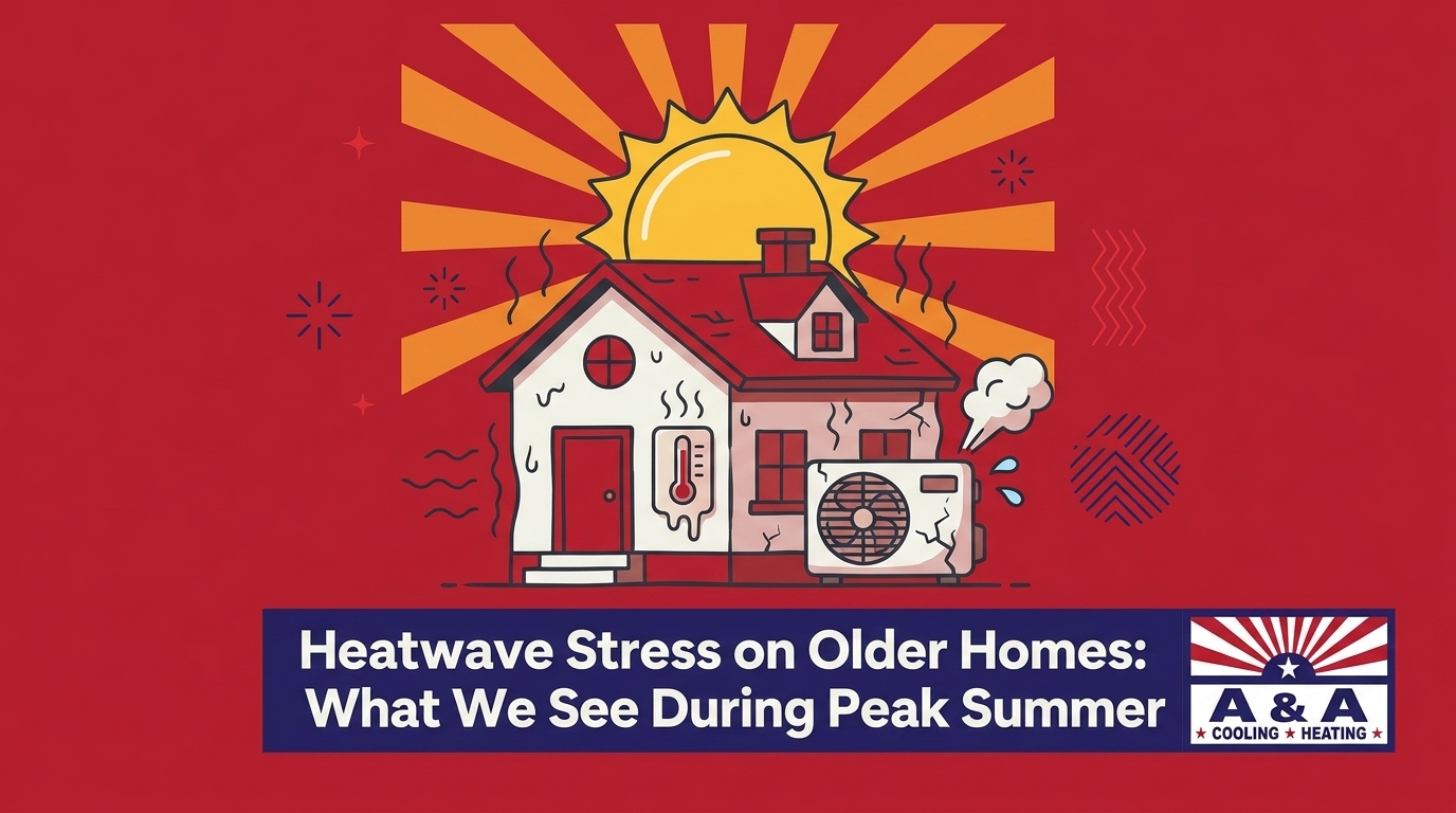 Heatwave Stress on Older Homes: What We See During Peak Summer