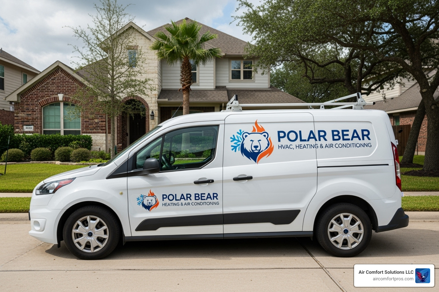 Air Comfort Solutions LLC company van - ac service houston