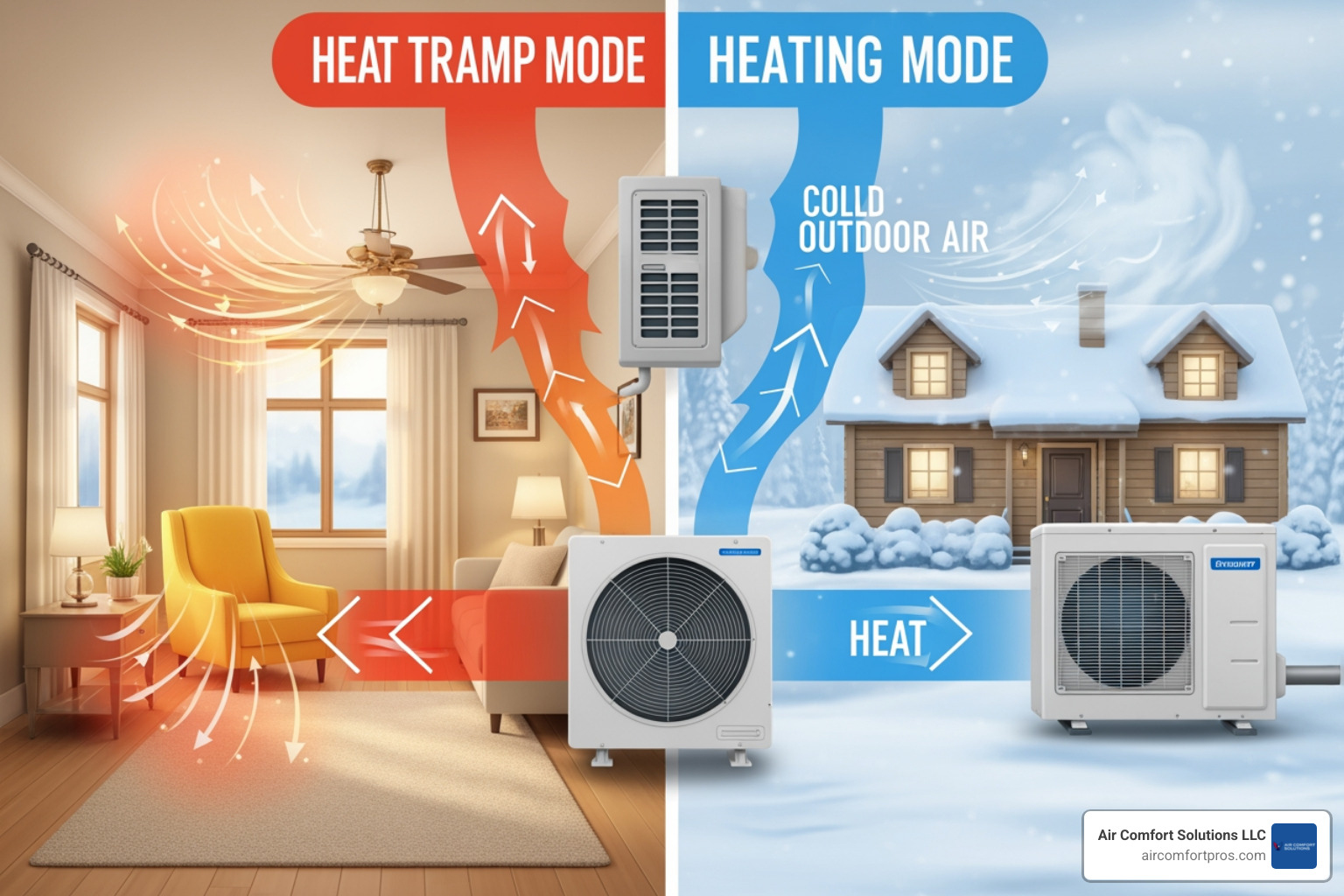 infographic explaining the heat extraction and transfer process in heat pump systems - heat pump repair in tomball, tx infographic explaining the heat extraction and transfer process in heat pump systems - heat pump repair in tomball, tx