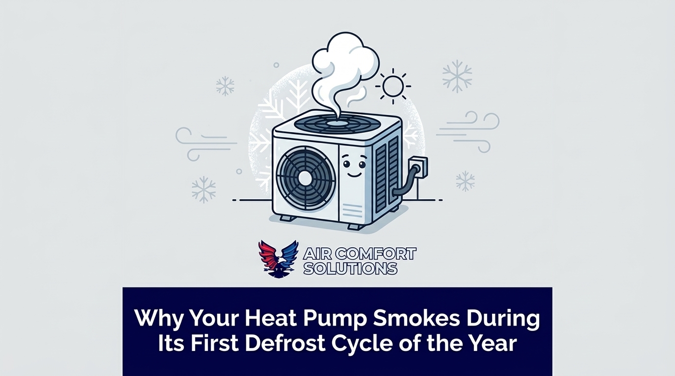 Why Your Heat Pump Smokes During Its First Defrost Cycle of the Year