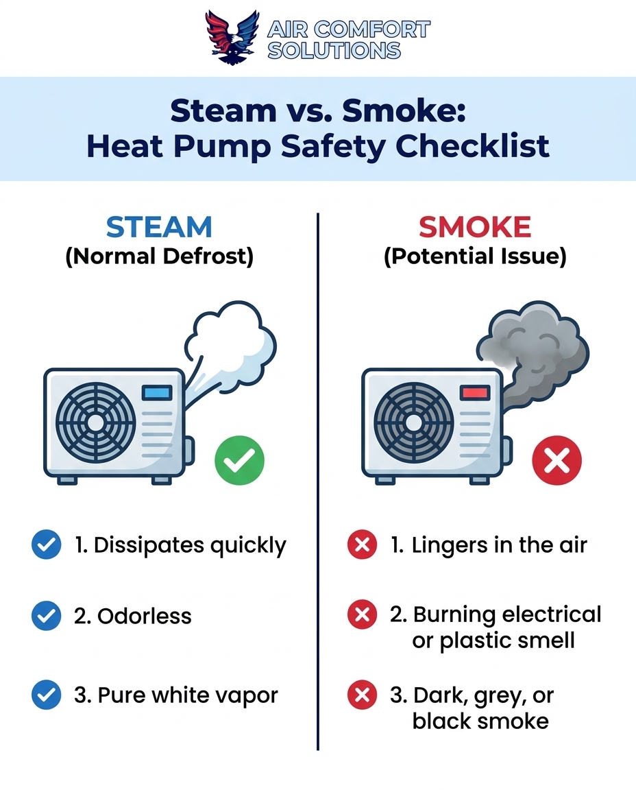 Steam vs. Smoke: Heat Pump Safety Checklist