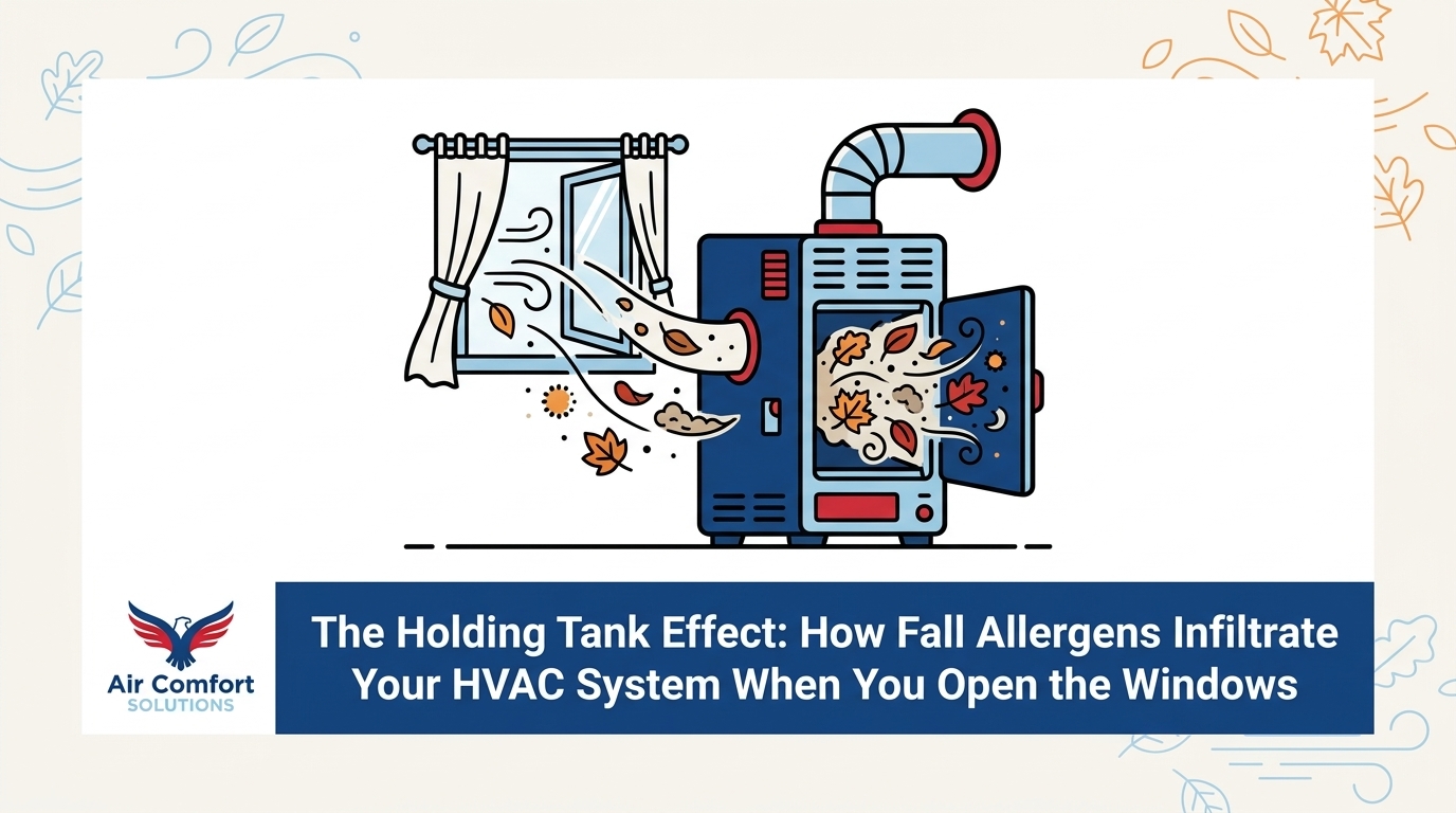 How Fall Allergens Infiltrate Your HVAC System When You Open the Windows