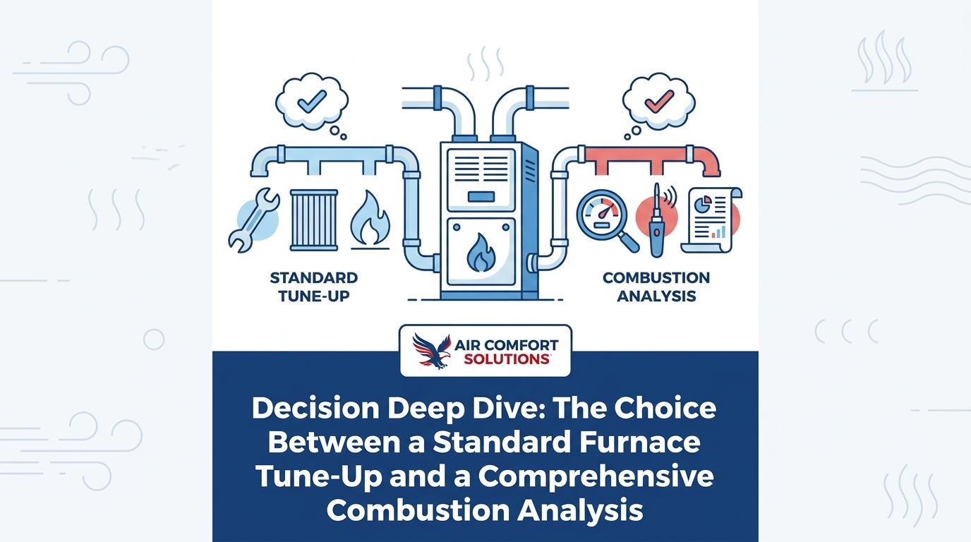 The Choice Between a Standard Furnace Tune-Up and a Comprehensive Combustion Analysis
