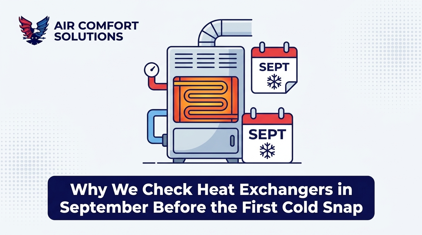 Why We Check Heat Exchangers in September Before the First Cold Snap