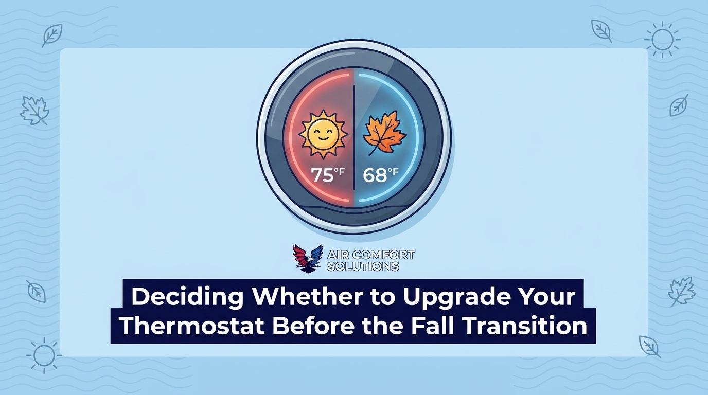 Deciding Whether to Upgrade Your Thermostat Before the Fall Transition
