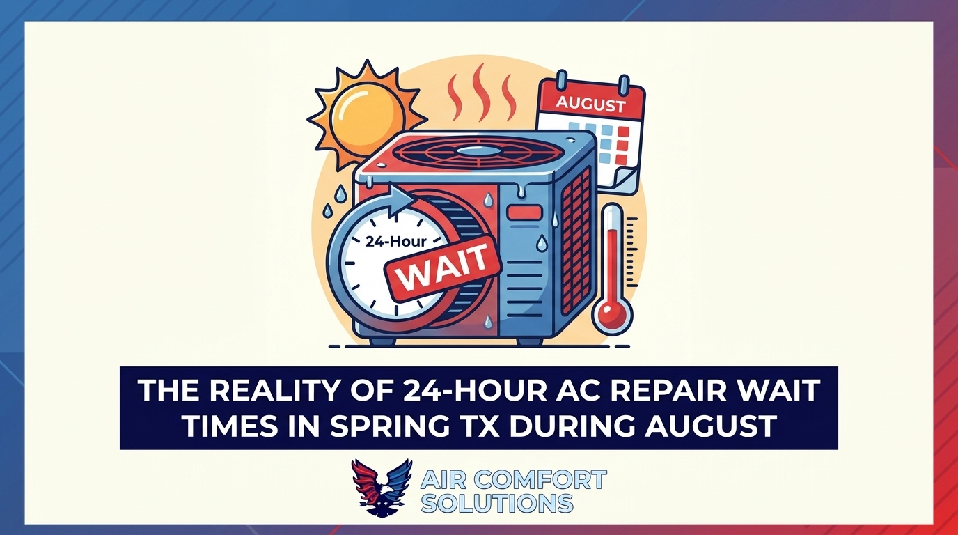 The Reality of 24-Hour AC Repair Wait Times in Spring TX During August