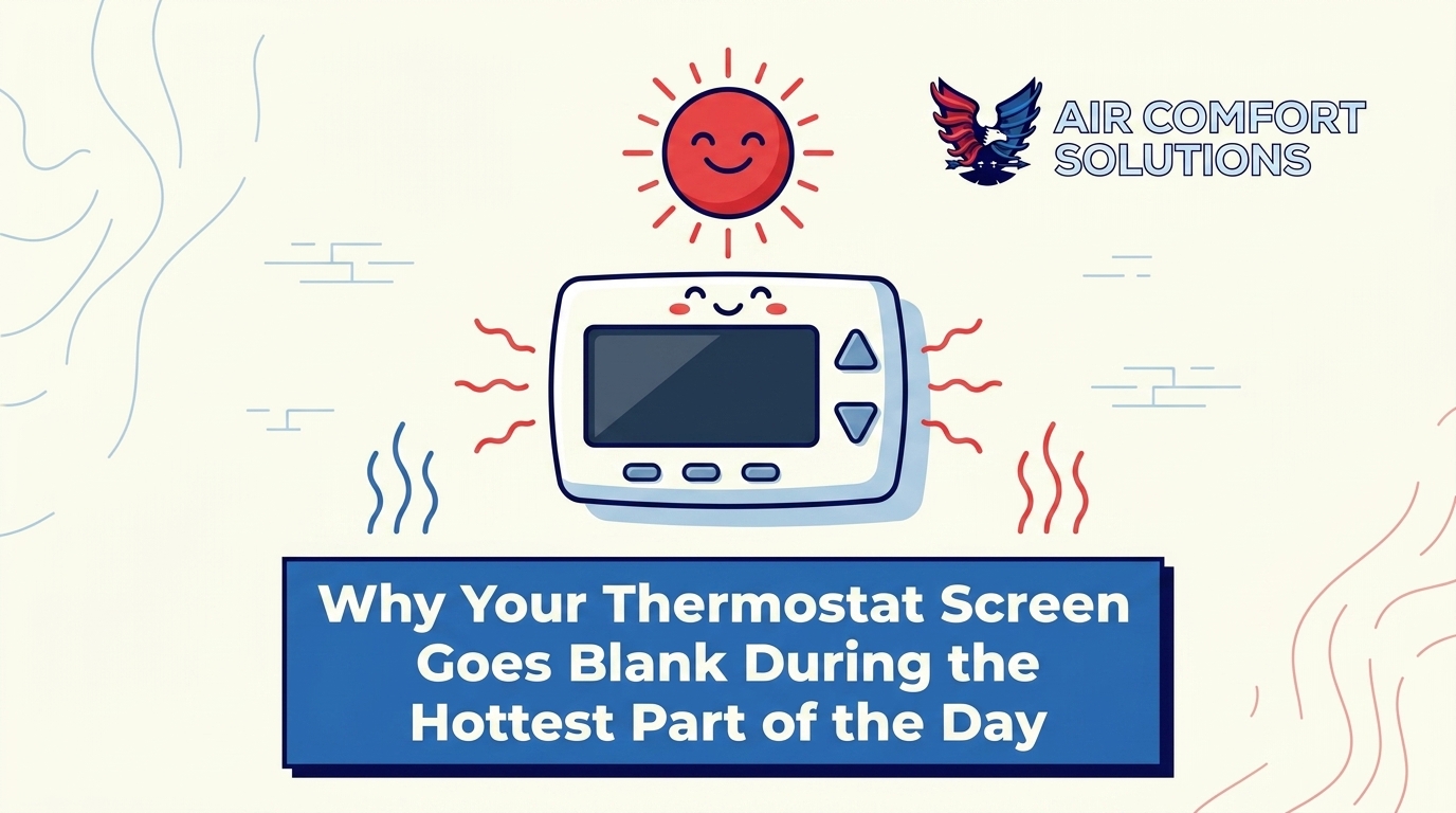 Why Your Thermostat Screen Goes Blank During the Hottest Part of the Day