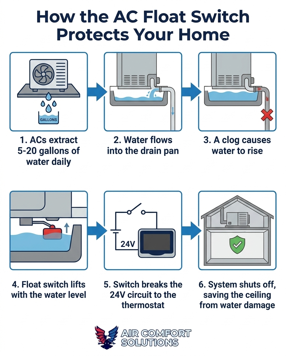 How the AC Float Switch Protects Your Home