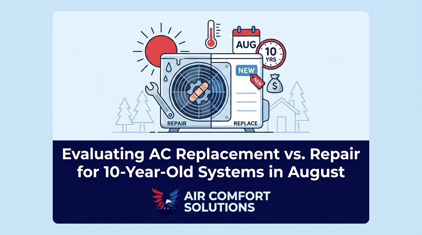 Evaluating Replacement vs Repair for Systems Over Ten Years Old in August