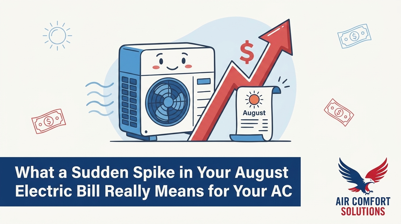 What a Sudden Spike in Your August Electric Bill Really Means for Your AC