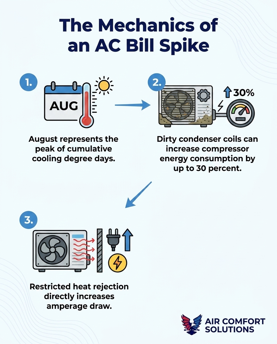 The Mechanics of an AC Bill Spike