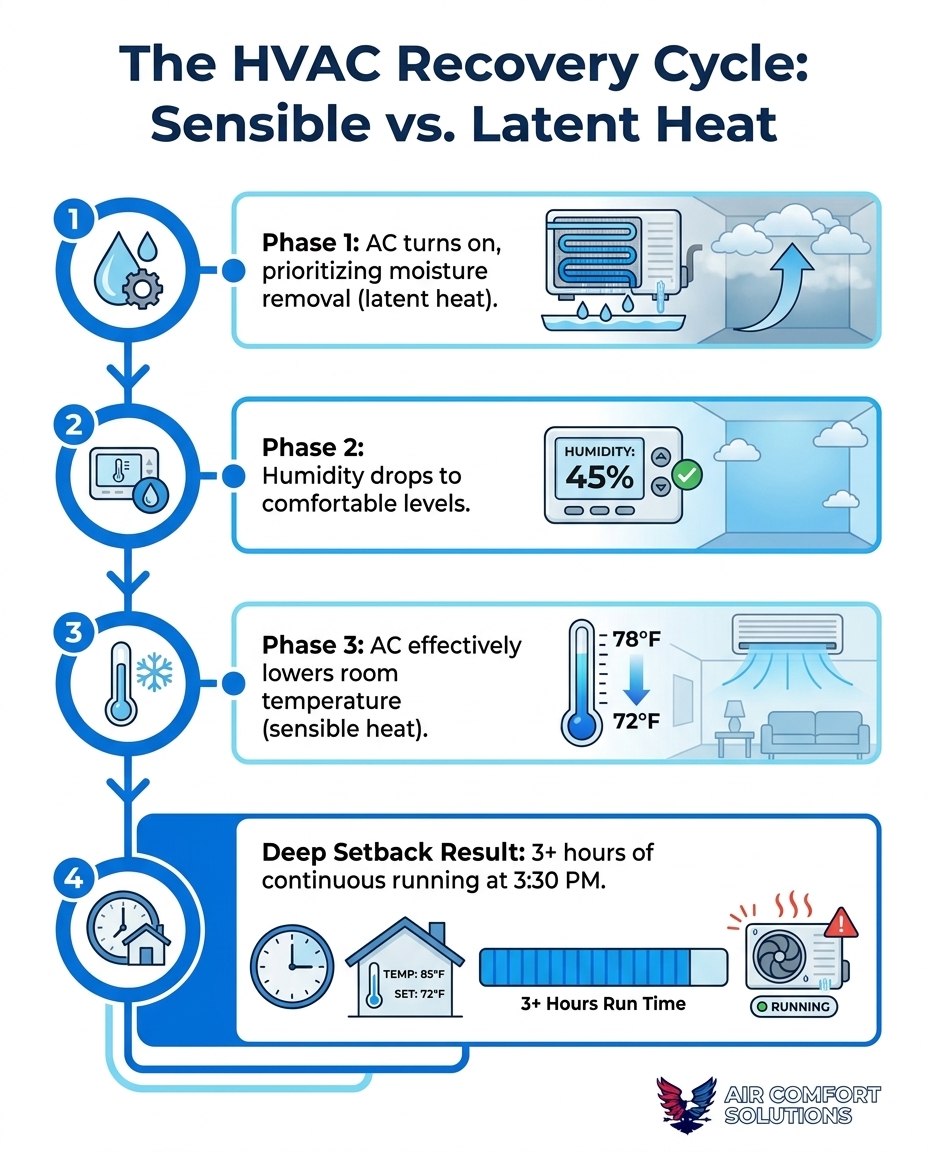 The HVAC Recovery Cycle: Sensible vs. Latent Heat