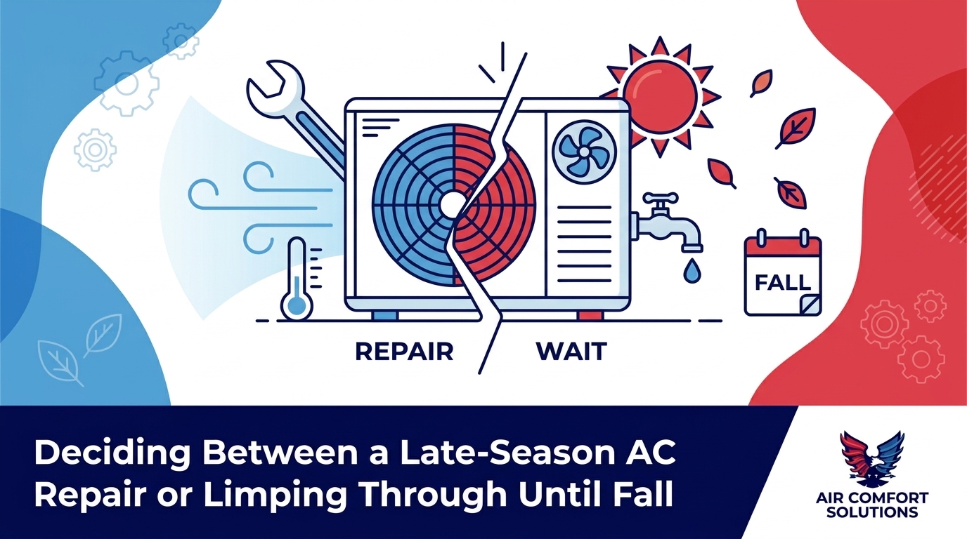 Deciding Between a Late-Season AC Repair or Limping Through Until Fall