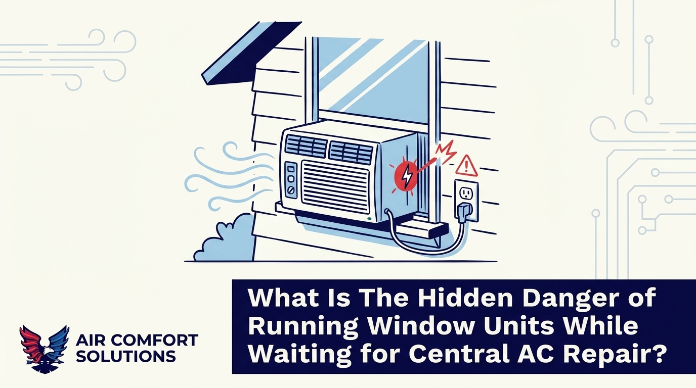 The Hidden Danger of Running Window Units While Waiting for Central AC Repair