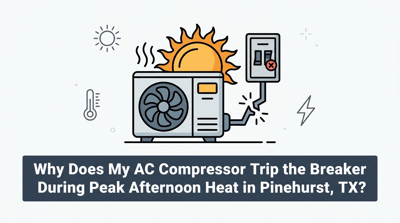 Why Your AC Compressor Trips the Breaker Only During Afternoon Peak Heat in Pinehurst