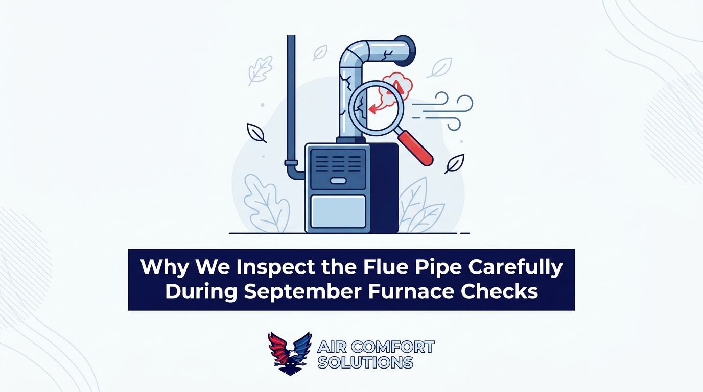 Why We Inspect the Flue Pipe Carefully During September Furnace Checks