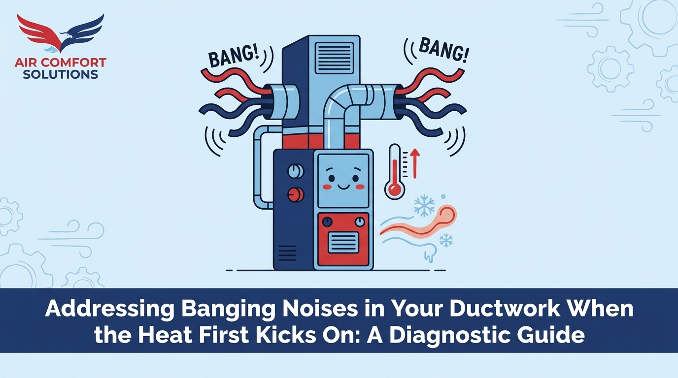 Addressing Banging Noises in Your Ductwork When the Heat First Kicks On