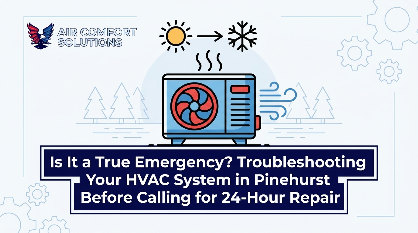 Is It a True Emergency? Troubleshooting Your HVAC System in Pinehurst Before Calling for 24-Hour Repair