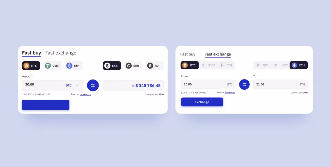 cryptocurrency wallet development: new icons