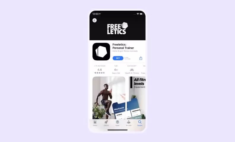 Create a fitness app like Freeletics