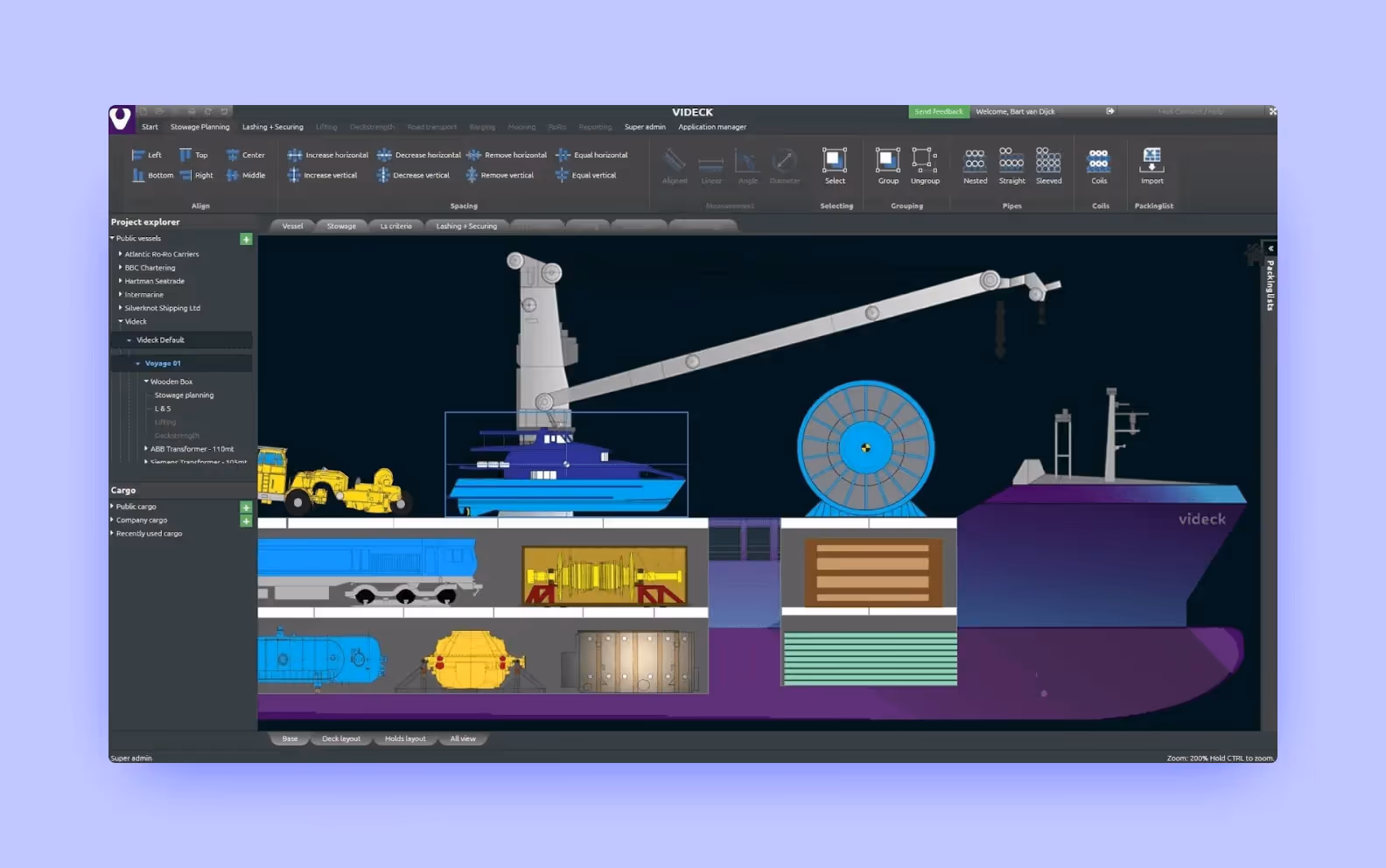 Videck Stowage Planning