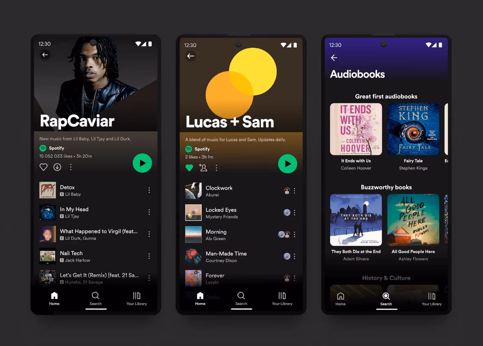 Spotify скриншоты