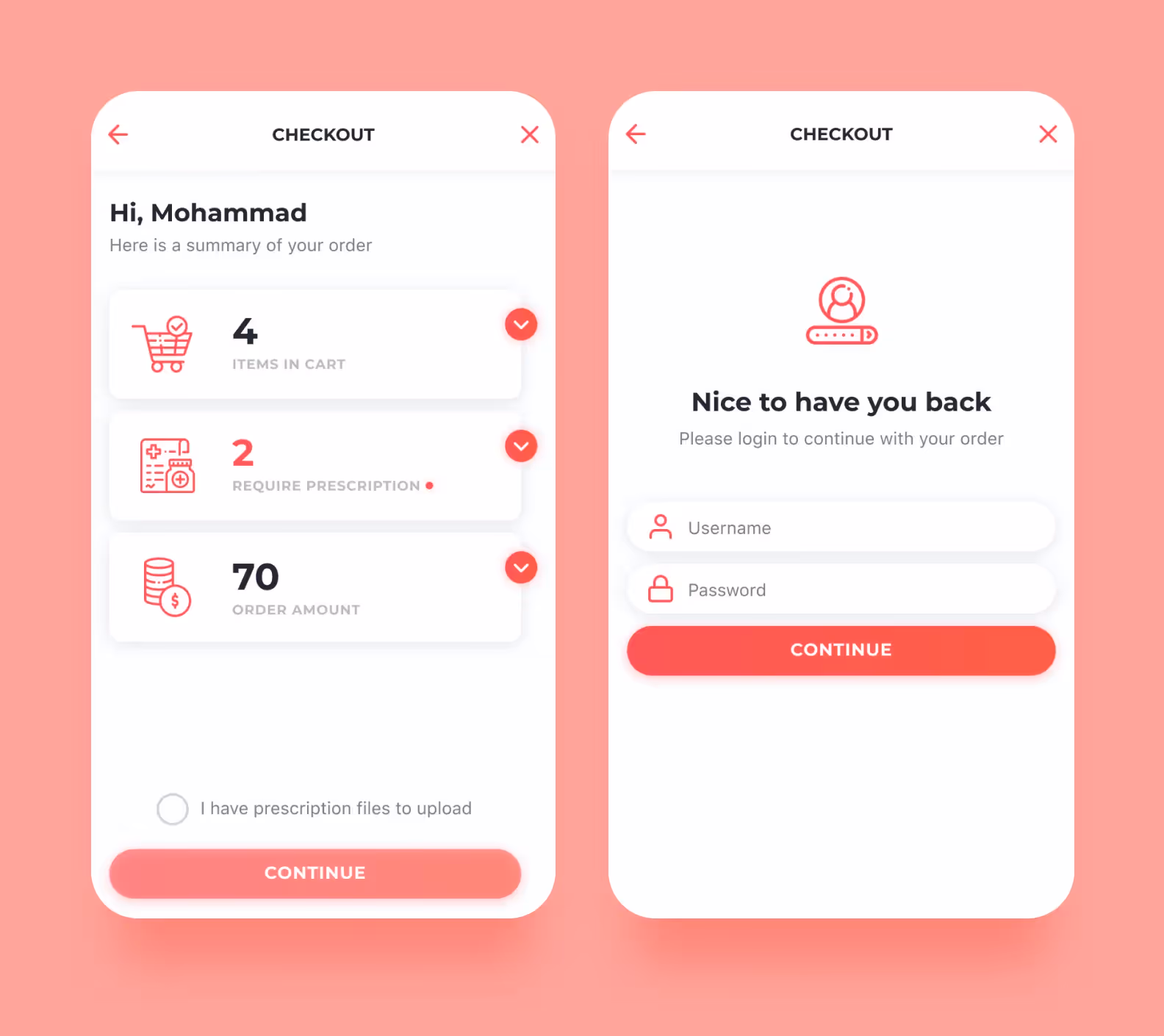 Minimalist app example