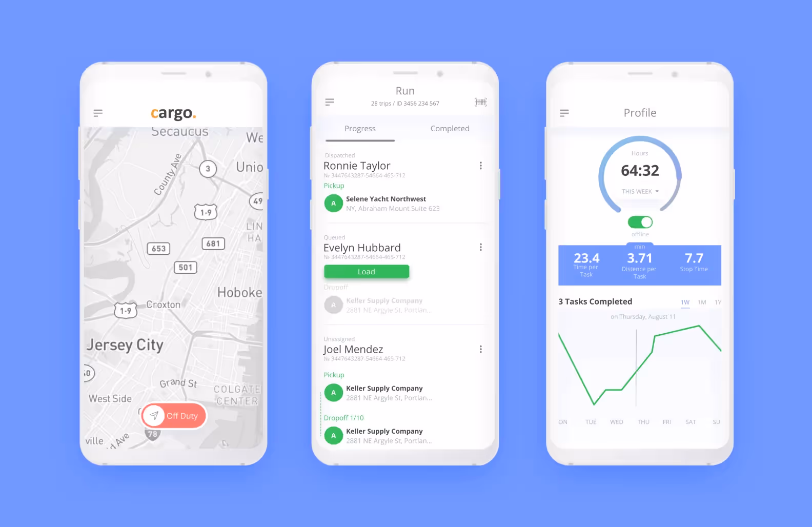 Logistics app example