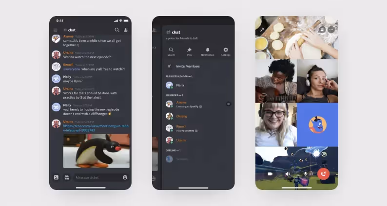 приложения на react native — discord