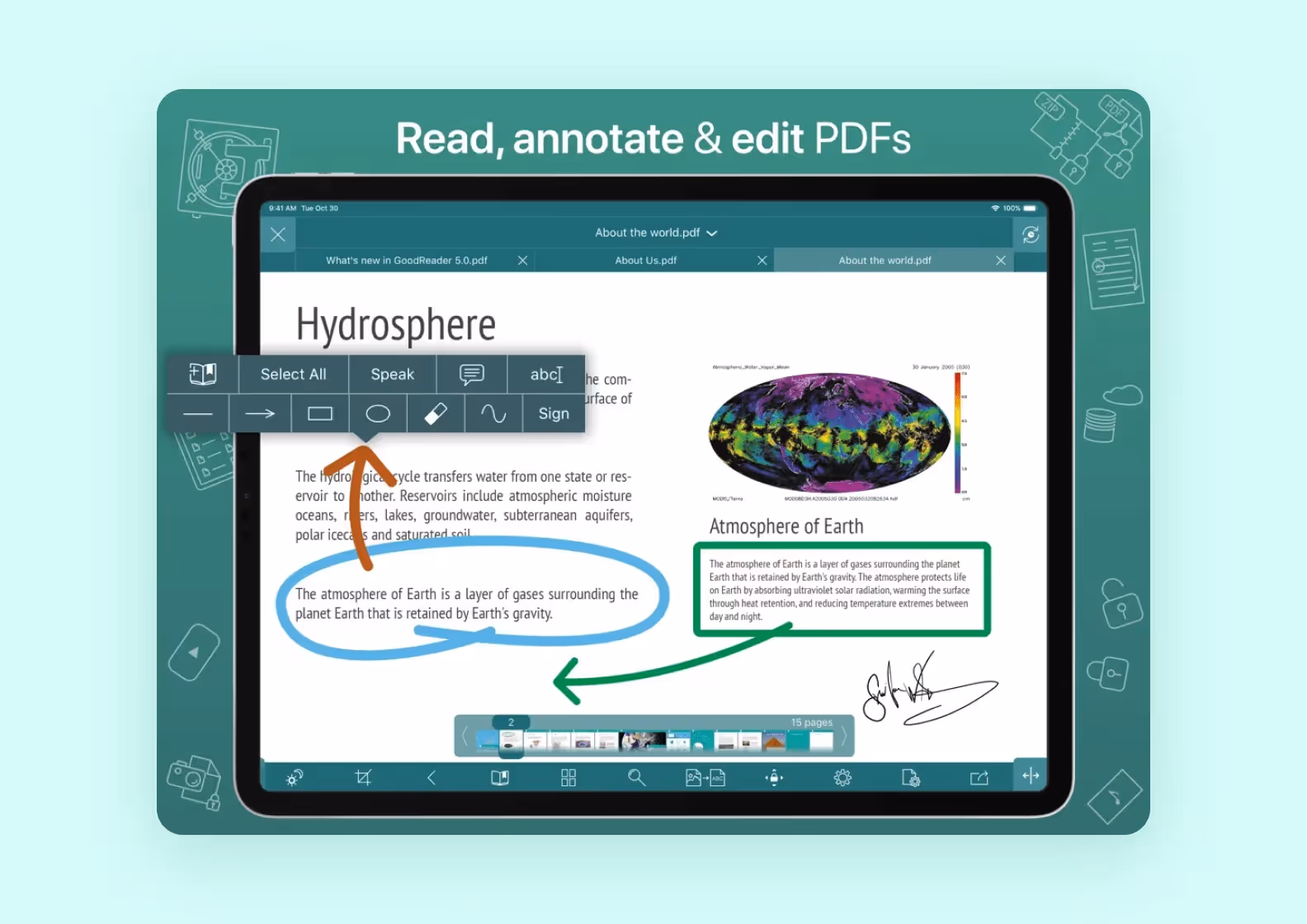 Скриншот приложения GoodReader Pro