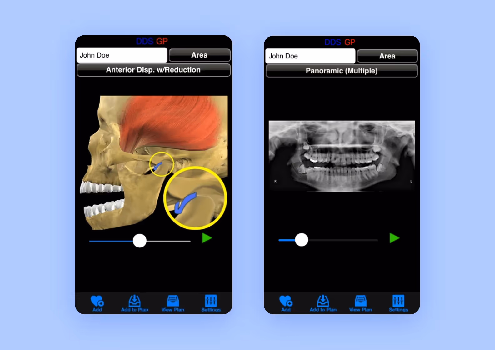 Скриншоты приложения DDS GP