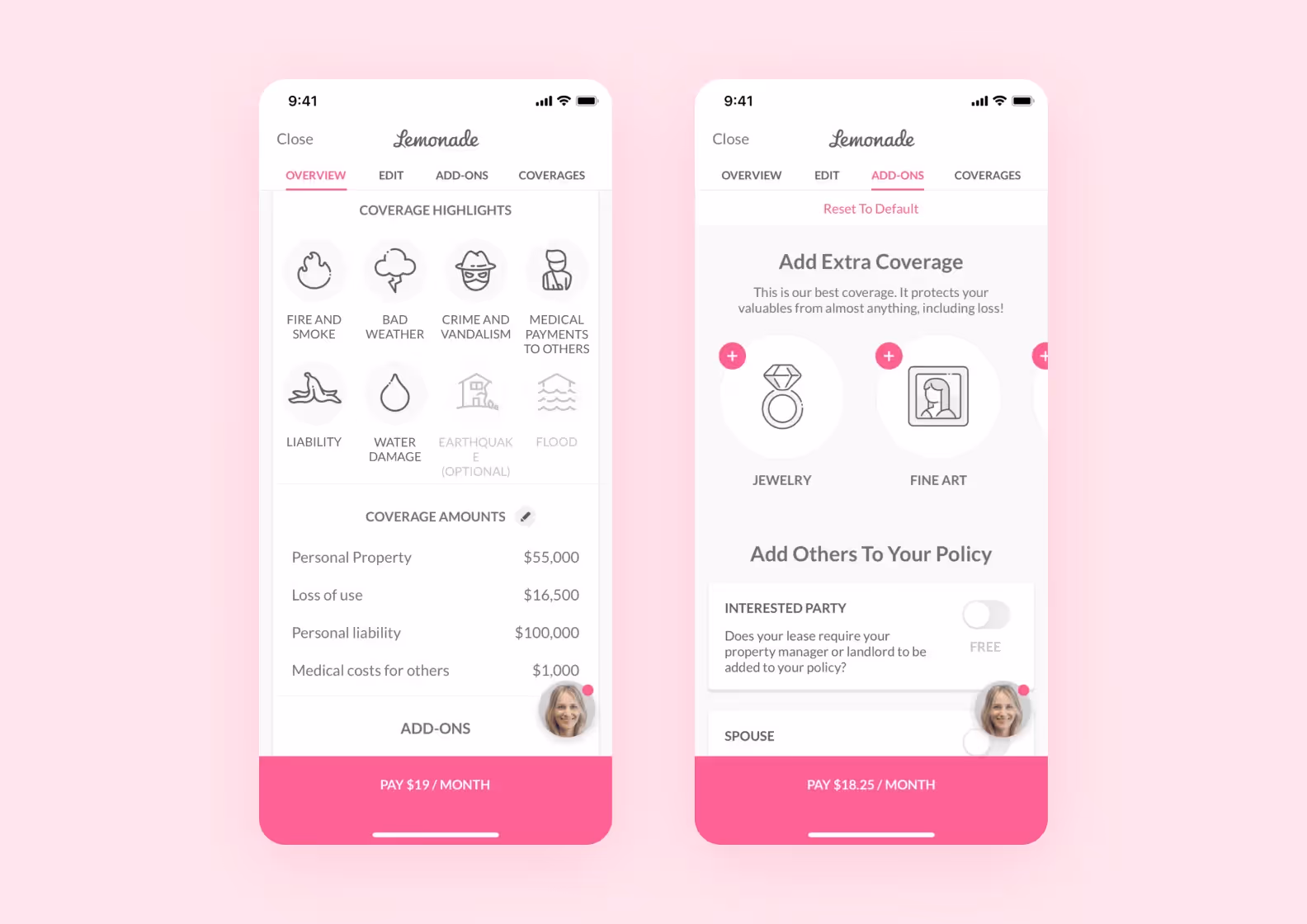 Приложение Lemonade