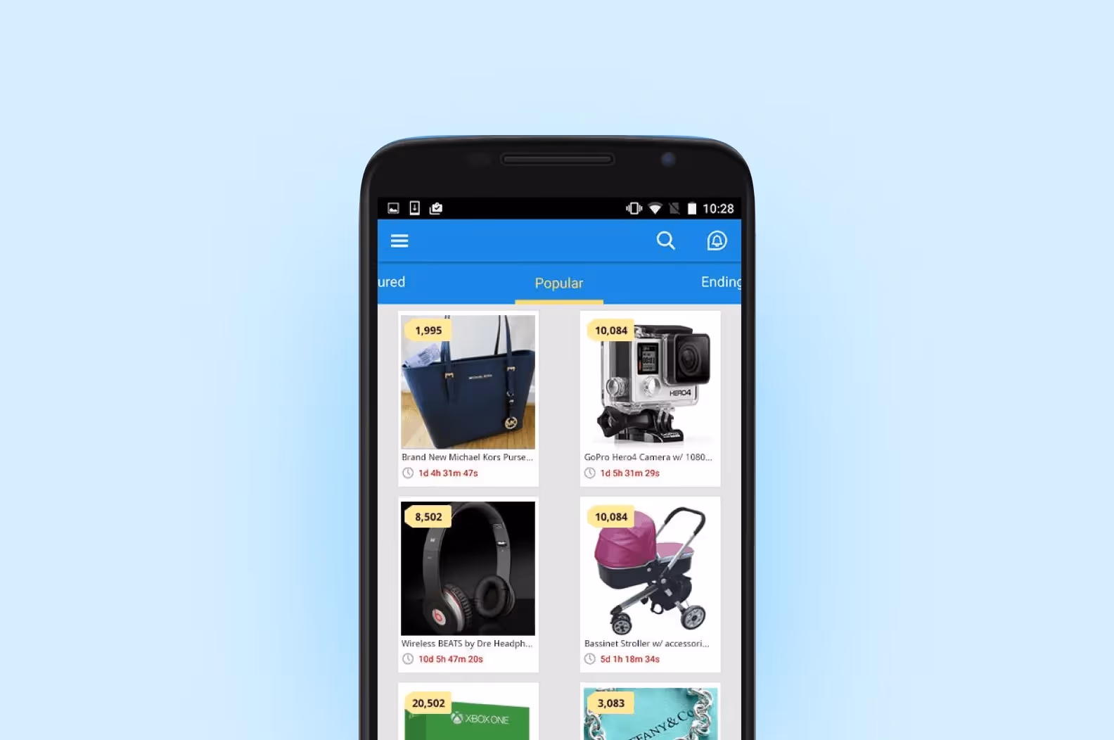 Результаты поиска товаров с ценами в кредитах Listia.