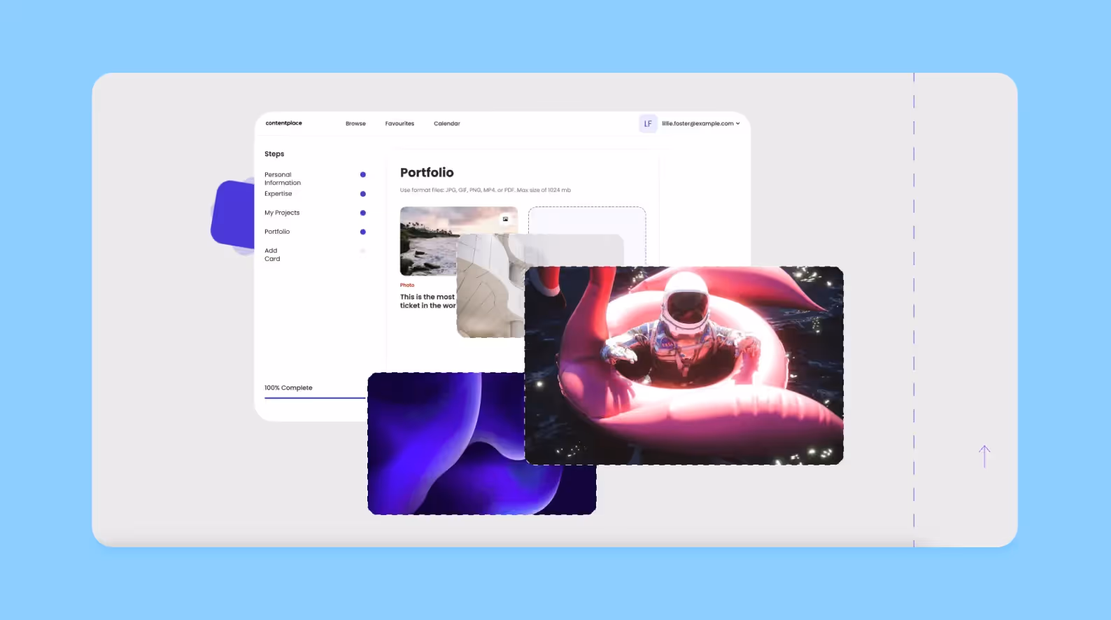 Скриншот из кейса агентства Purrweb “Дизайн маркетплейса для создателей видеоконтента”