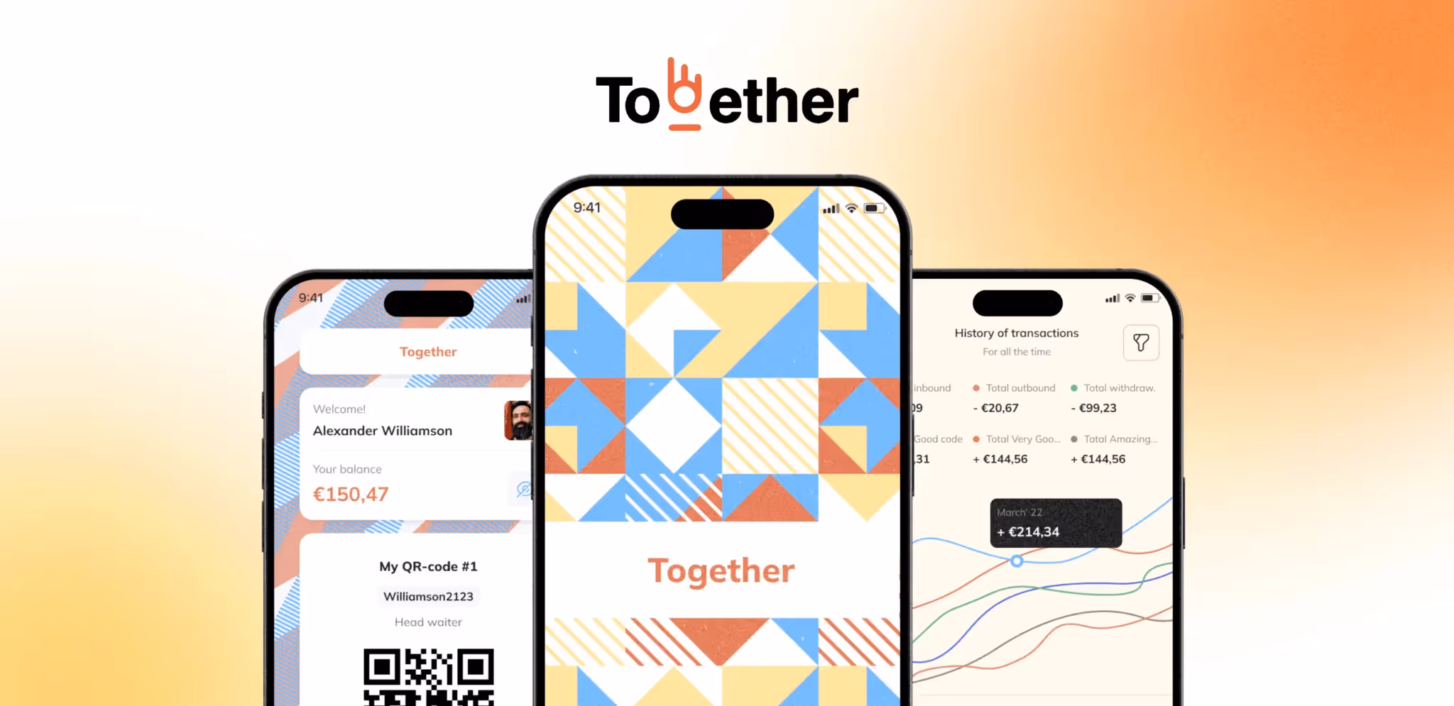 Экраны приложения Together