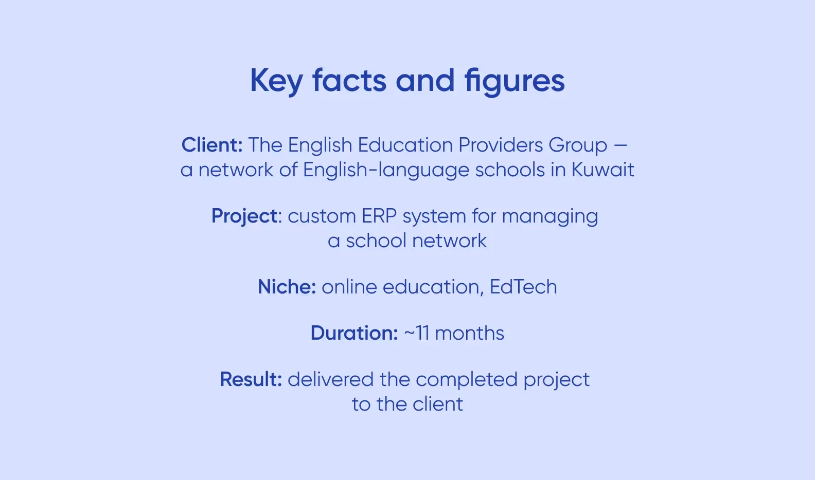 key facts and figures