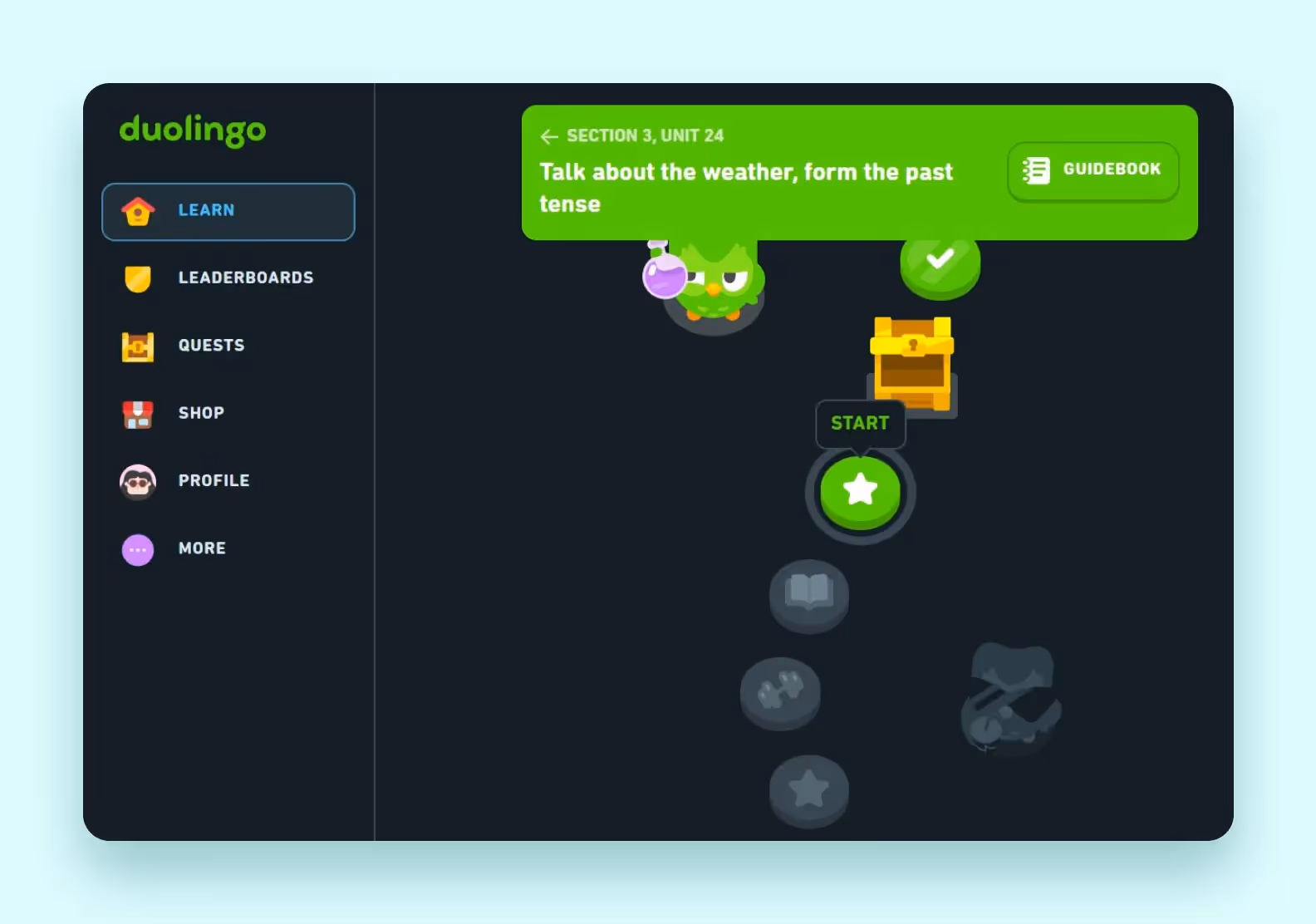 duolingo’s skill tree