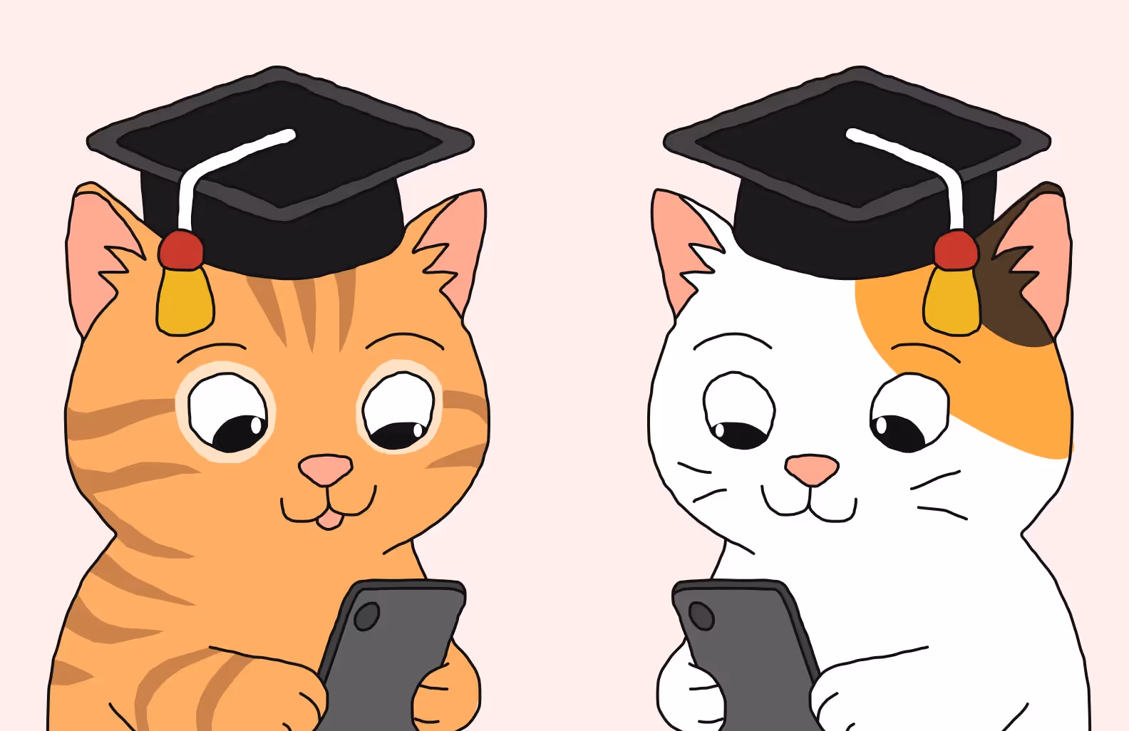 two happy mobile app users