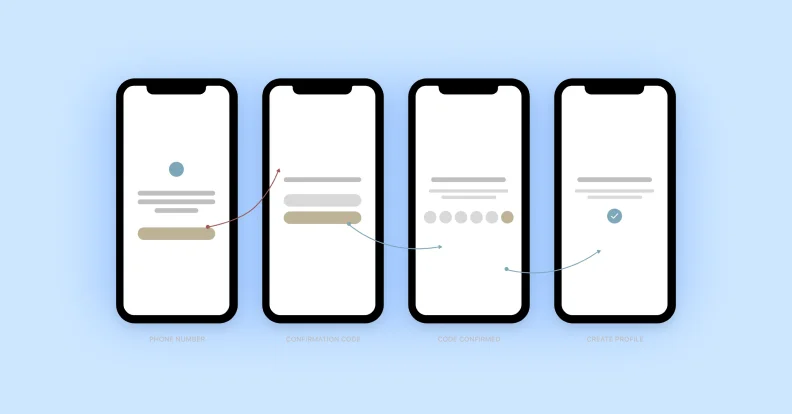 app wireframes