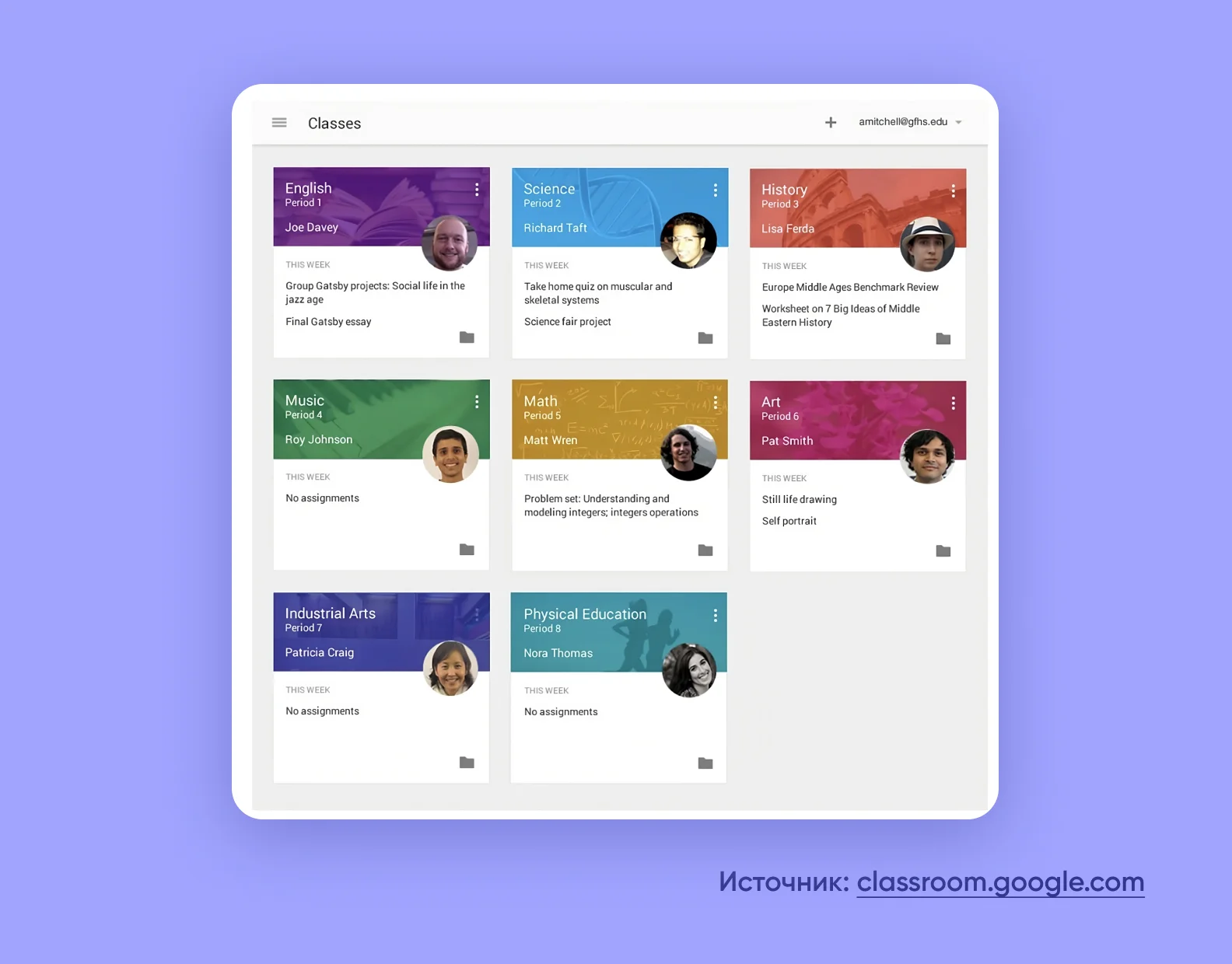 платформа для синхронного обучения Google classroom