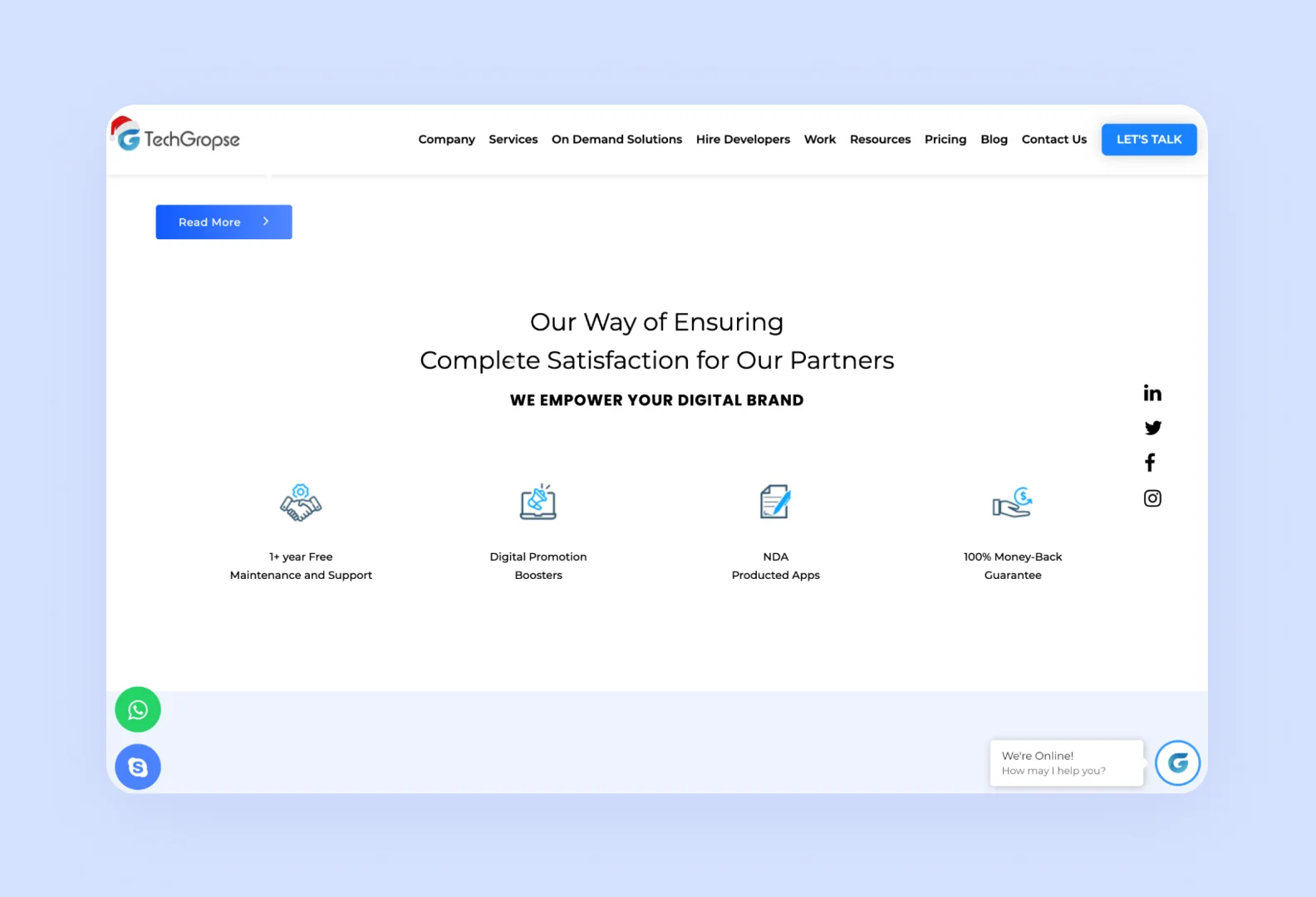 TechGropse website