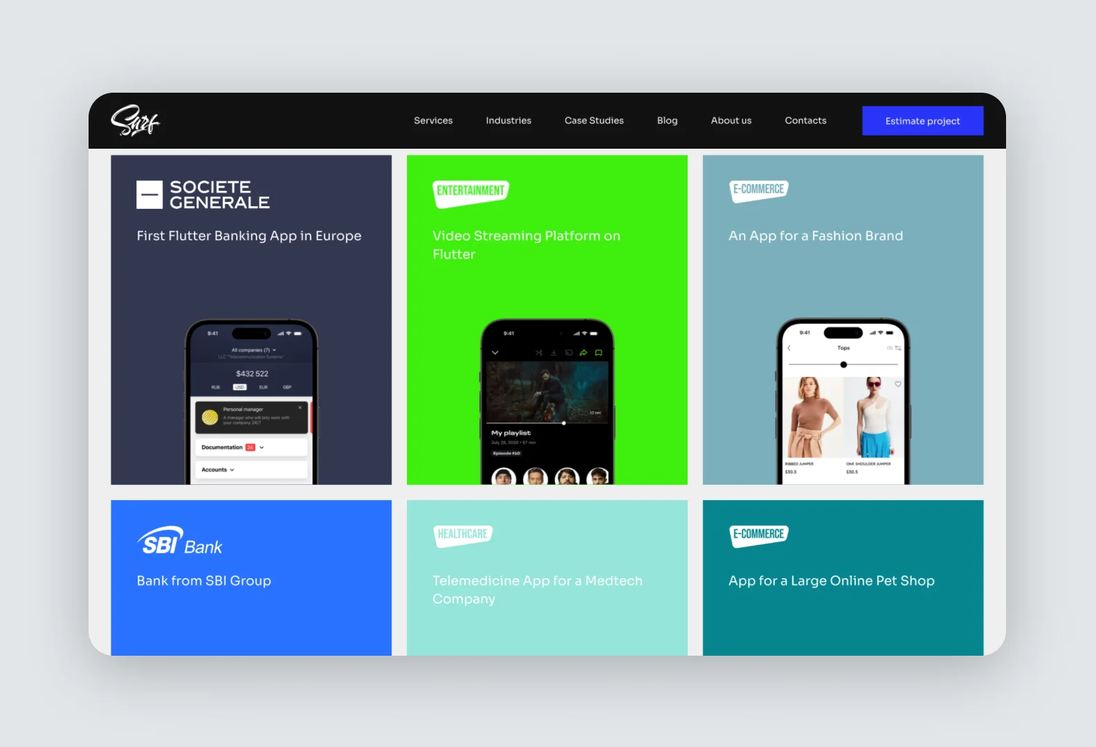 Surf website