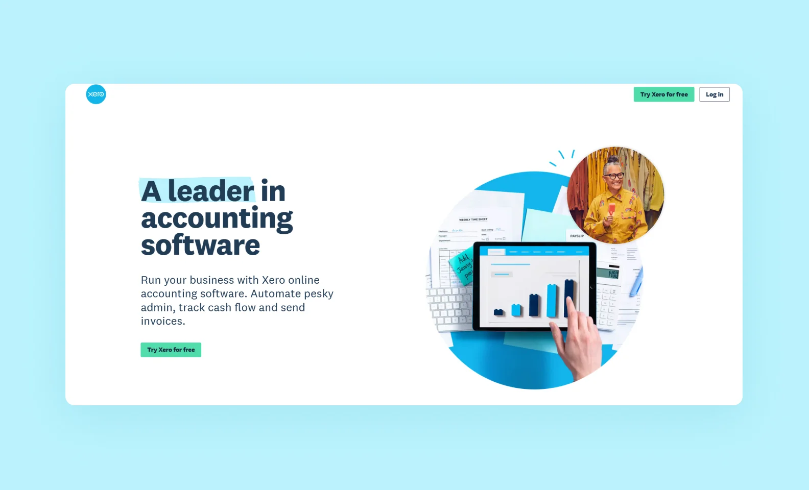 Features of the accounting software Xero