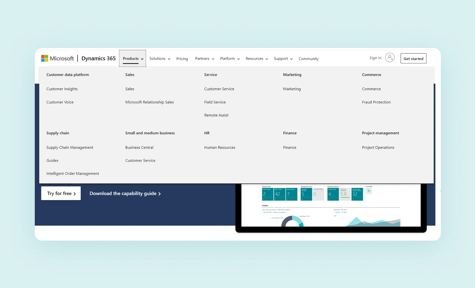 Features of the accounting software by Microsoft
