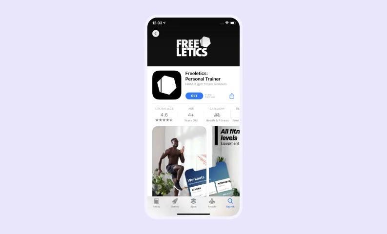 Разработать приложение для фитнеса как Freeletics