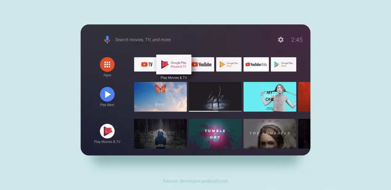 Разработка приложений для Android TV