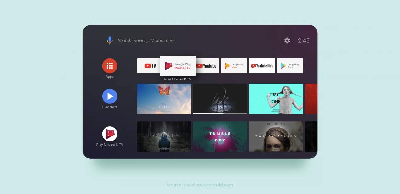 Разработка приложений для Android TV